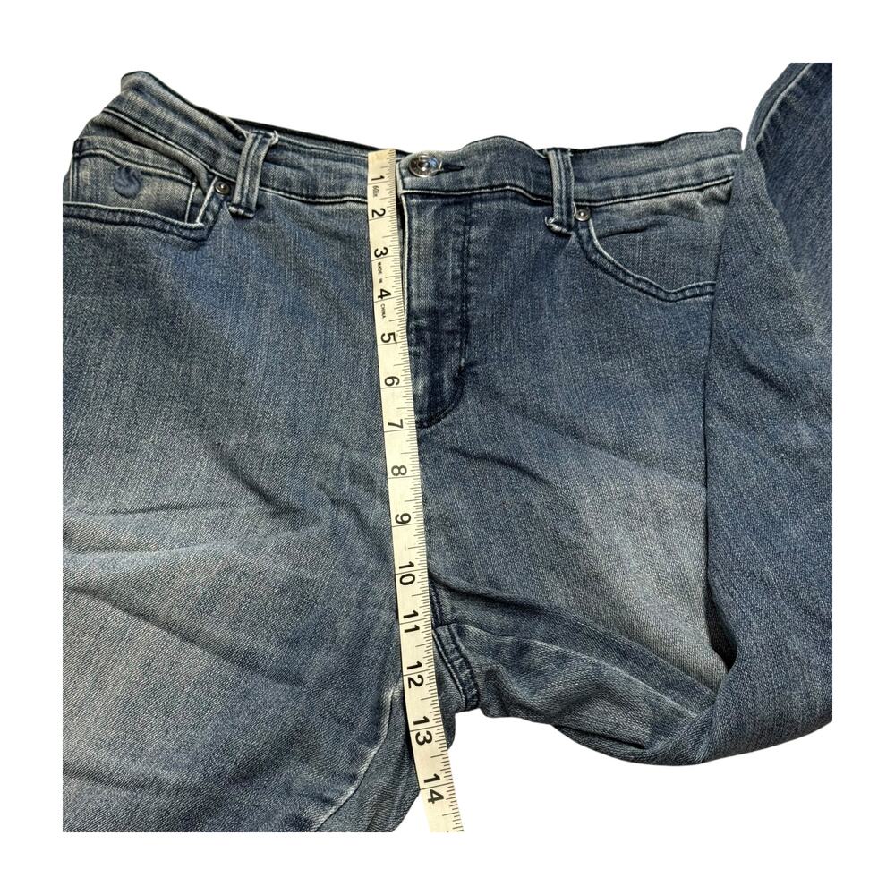 Gloria Vanderbilt Amanda Straight Jeans Size 6 Rhinestone Pockets - Picture 4 of 8